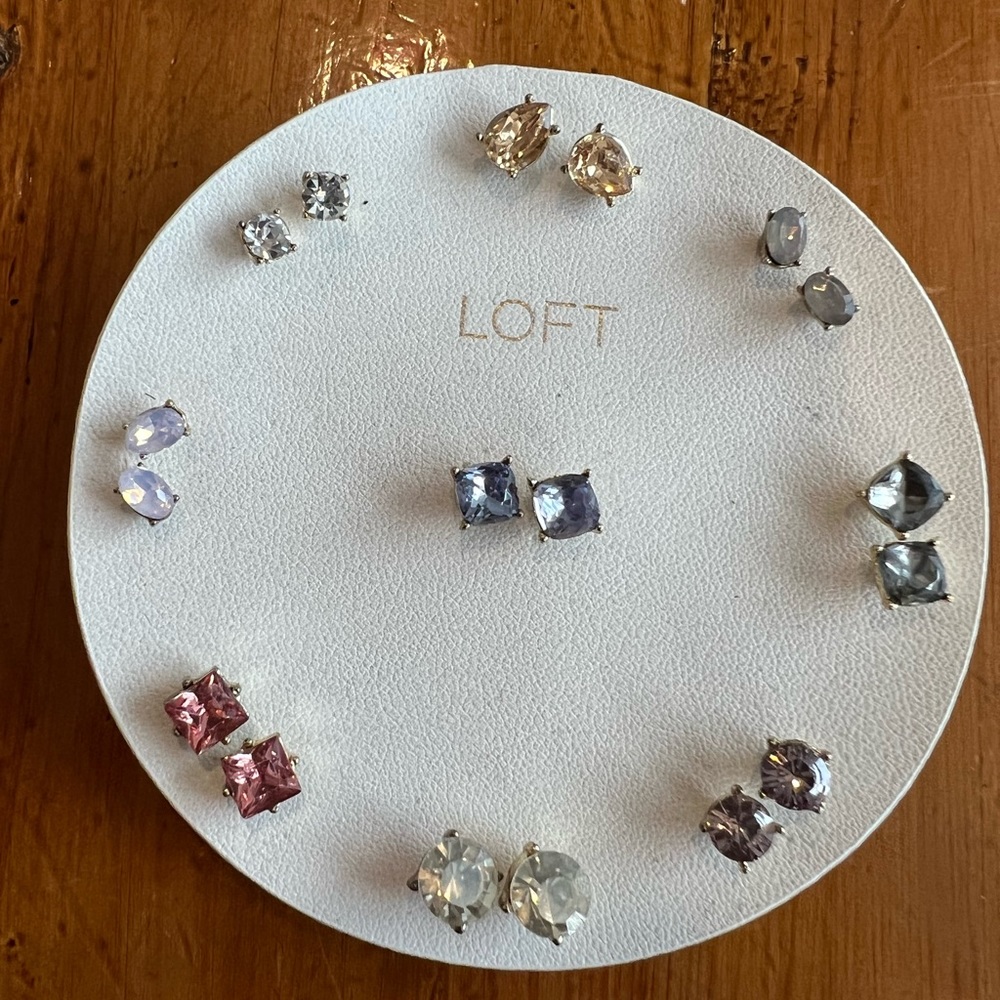 NEW Loft Stud Earrings Set of 9